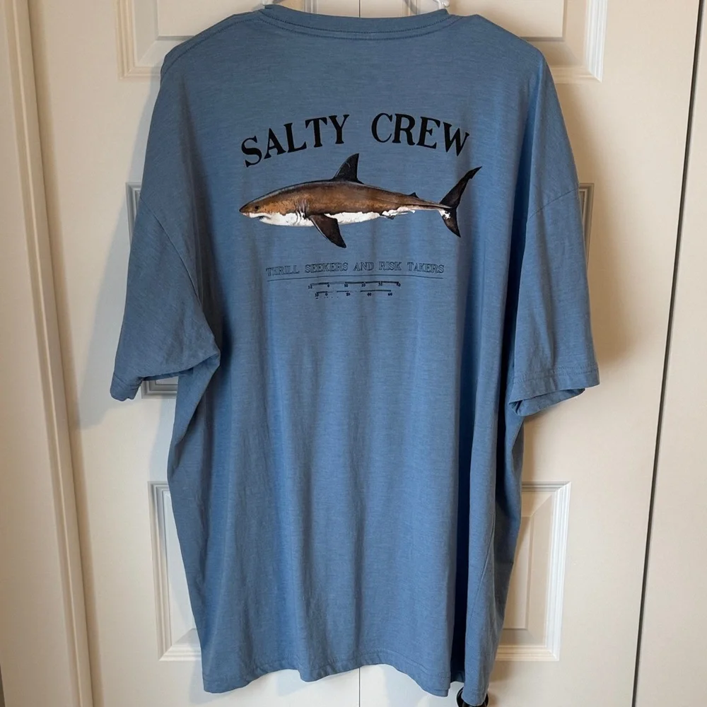 SALTY CREW // MENS GRAPHIC TSHIRT THRILL SEEKERS AND RISK TAKERS - Picture 6 of 6